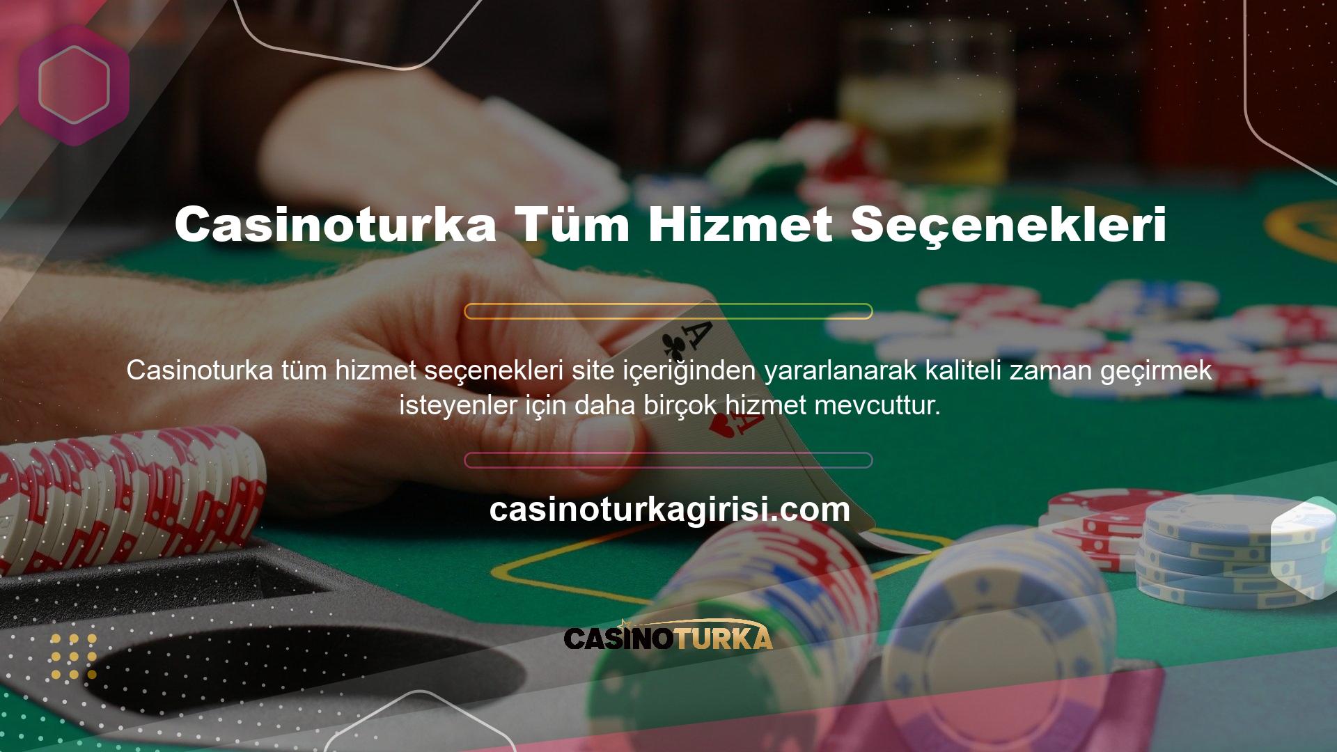 Casinoturka Online Casino'nun oyun ortamında belirtilen oyun kategorilerine erişim sunan slot makinesi oyunlarının keyfini çıkarabilirsiniz